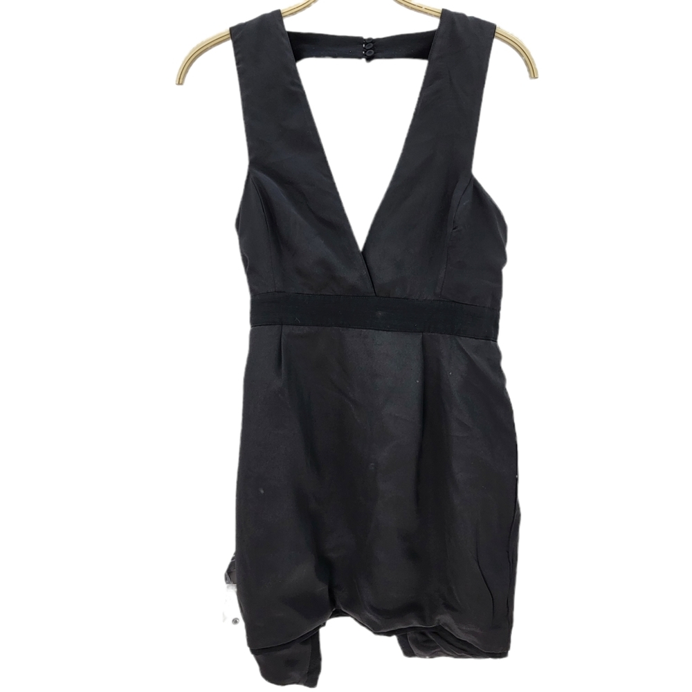 NWT Finders Keepers Women Size L Black Pinafore Dress